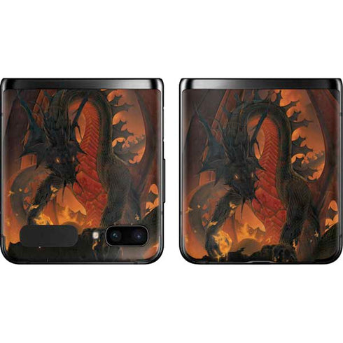 Vincent Hie Fireball Dragon Galaxy Z Flip Skin