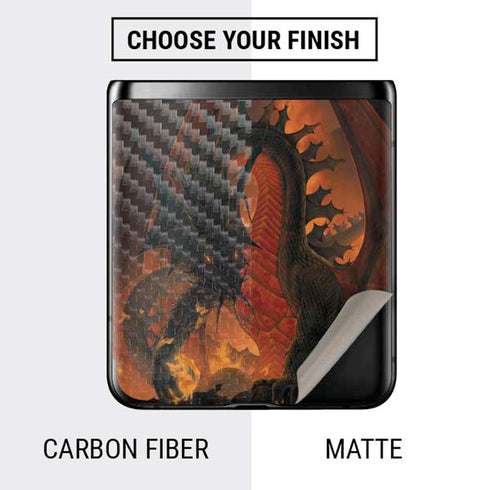 Vincent Hie Fireball Dragon Galaxy Z Flip Skin
