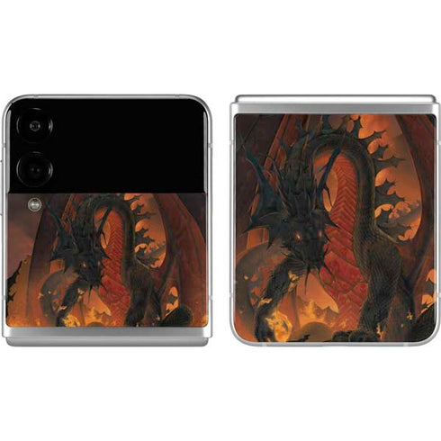 Vincent Hie Fireball Dragon Galaxy Z Flip4 5G Skin