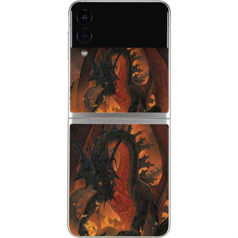 Vincent Hie Fireball Dragon Galaxy Z Flip4 5G Skin