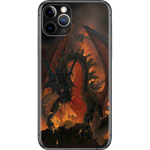 Vincent Hie Fireball Dragon iPhone 11 Pro Skin
