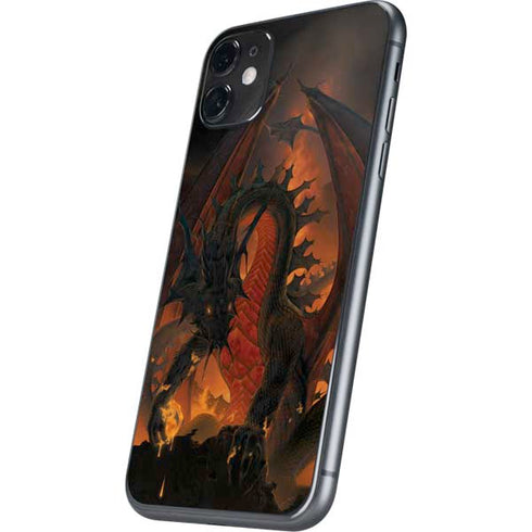 Vincent Hie Fireball Dragon iPhone 11 Skin