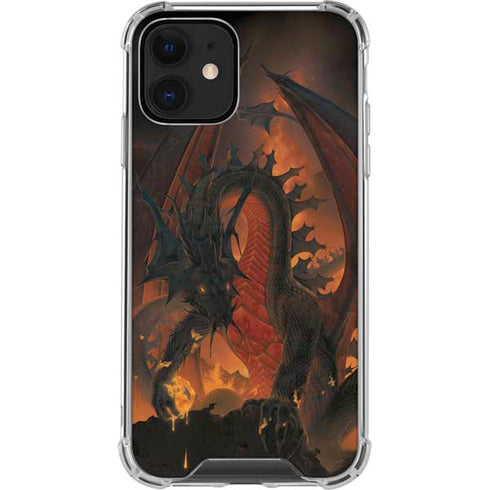 Vincent Hie Fireball Dragon iPhone 12 Clear Case
