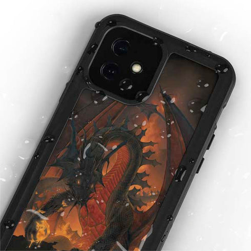 Vincent Hie Fireball Dragon iPhone 12 Mini Waterproof Case