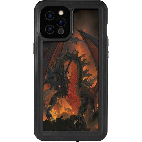 Vincent Hie Fireball Dragon iPhone 12 Pro Max Waterproof Case