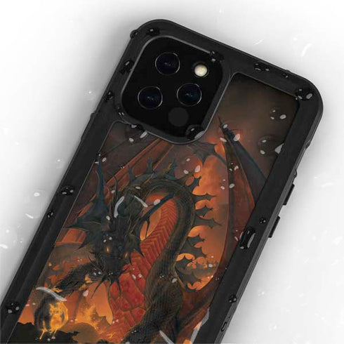 Vincent Hie Fireball Dragon iPhone 12 Pro Waterproof Case