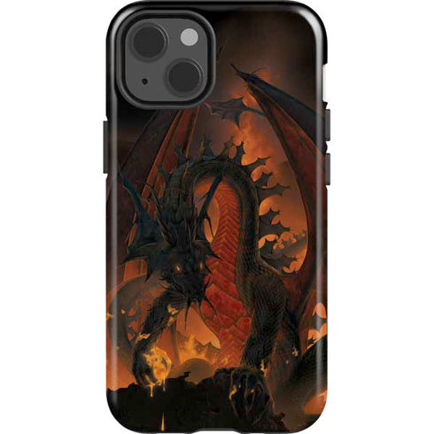 Fireball Dragon by Vincent Hie iPhone 15 Impact Case