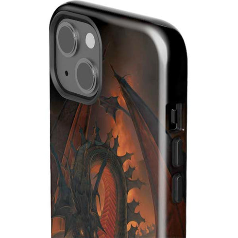 Fireball Dragon by Vincent Hie iPhone 15 Impact Case