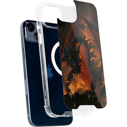 Fireball Dragon by Vincent Hie iPhone 15 Plus MagSafe Case