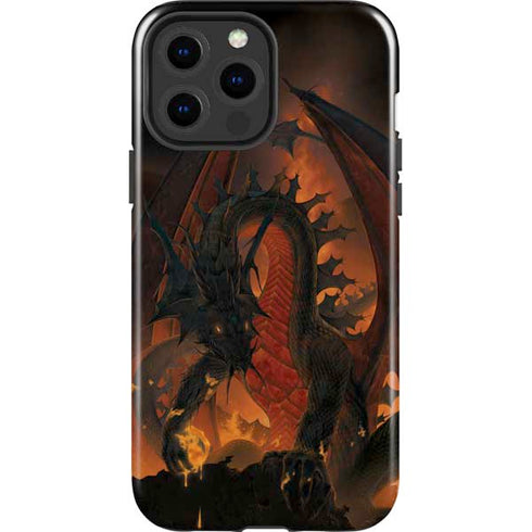 Fireball Dragon by Vincent Hie iPhone 15 Pro Max Impact Case