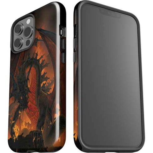 Fireball Dragon by Vincent Hie iPhone 15 Pro Max Impact Case