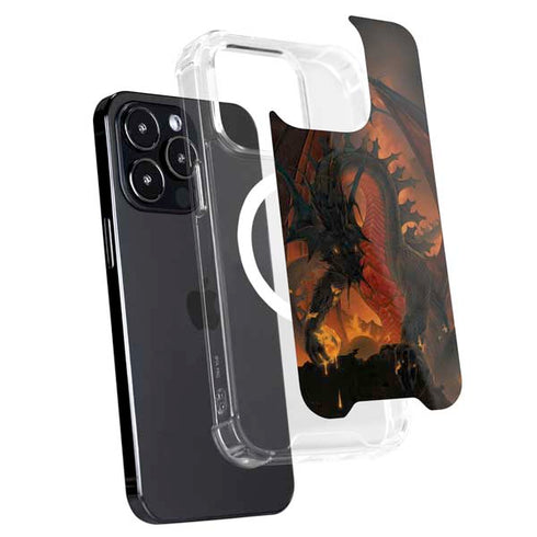 Fireball Dragon by Vincent Hie iPhone 15 Pro Max MagSafe Case