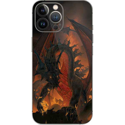 Vincent Hie Fireball Dragon iPhone 14 Pro Max Skin