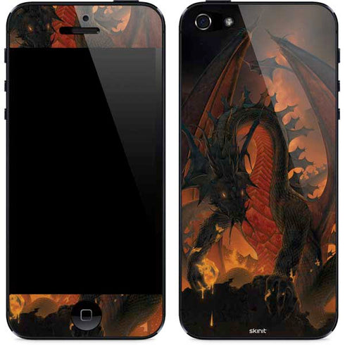 Vincent Hie Fireball Dragon iPhone 5/5s/5SE Skin