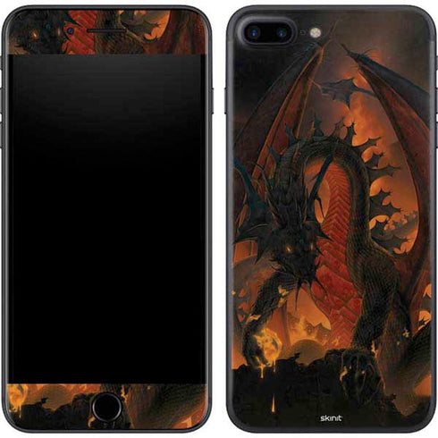 Vincent Hie Fireball Dragon iPhone 8 Plus Skin