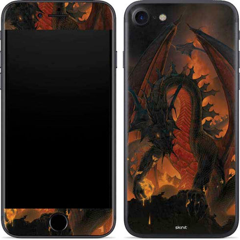 Vincent Hie Fireball Dragon iPhone 8 Skin