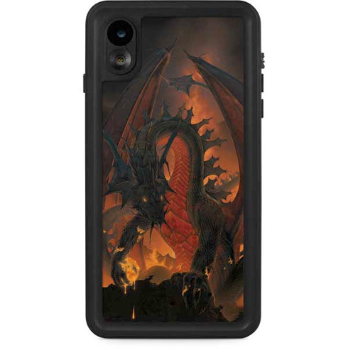 Vincent Hie Fireball Dragon iPhone XR Waterproof Case