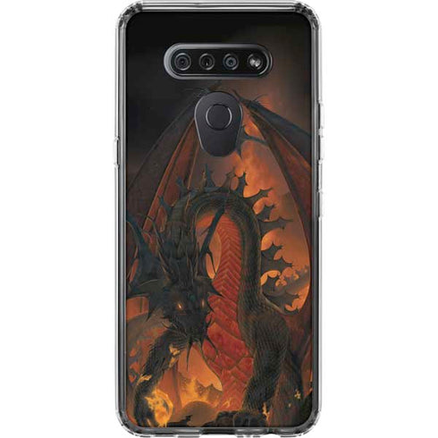 Fireball Dragon by Vincent Hie LG K51/Q51 Clear Case