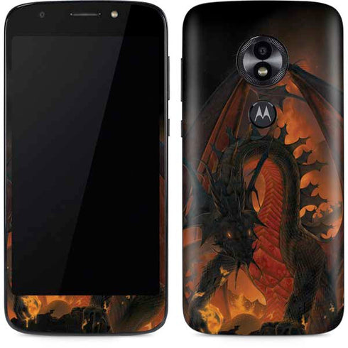Vincent Hie Fireball Dragon Moto E5 Play Skin