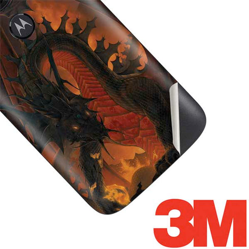 Vincent Hie Fireball Dragon Moto E5 Play Skin