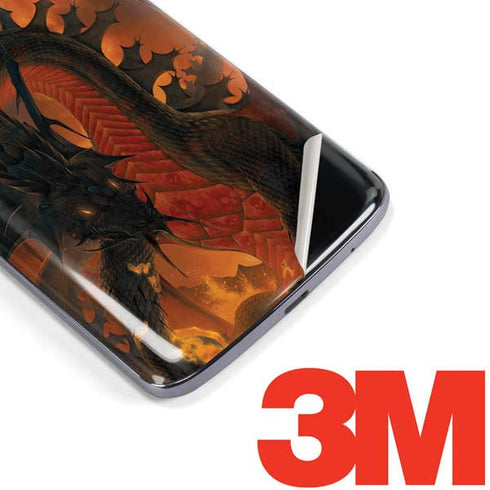 Vincent Hie Fireball Dragon Moto E5 Plus Skin