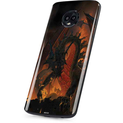 Vincent Hie Fireball Dragon Moto G6 Skin