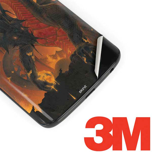 Vincent Hie Fireball Dragon Moto G6 Skin