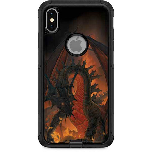 Vincent Hie Fireball Dragon Otterbox Commuter iPhone Skin