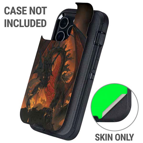 Fireball Dragon by Vincent Hie Otterbox Defender iPhone Skin