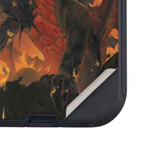 Fireball Dragon by Vincent Hie Otterbox Defender iPhone Skin