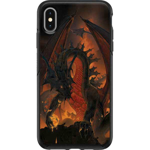 Vincent Hie Fireball Dragon Otterbox Symmetry iPhone Skin
