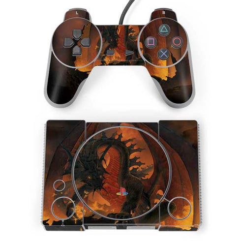Vincent Hie Fireball Dragon PlayStation Classic Bundle Skin