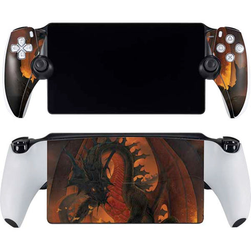 Fireball Dragon by Vincent Hie PlayStation Portal Remote Player Skin