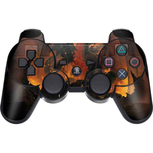 Vincent Hie Fireball Dragon PS3 Dual Shock wireless controller Skin