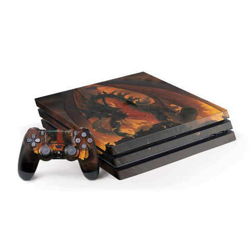 Vincent Hie Fireball Dragon PS4 Pro Bundle Skin