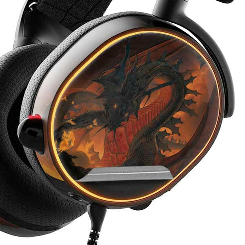 Vincent Hie Fireball Dragon SteelSeries Arctis 3 Skin