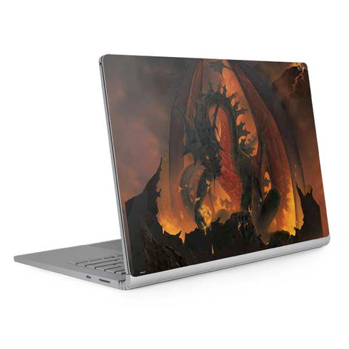 Vincent Hie Fireball Dragon Surface Book 2 15in Skin