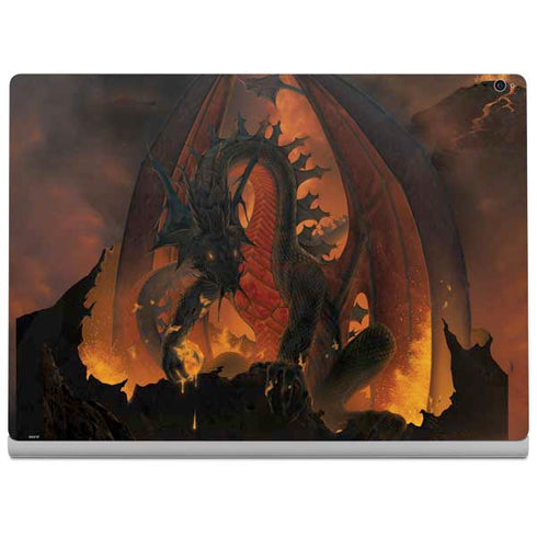 Vincent Hie Fireball Dragon Surface Book 2 15in Skin