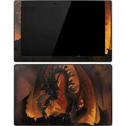 Vincent Hie Fireball Dragon Surface Pro Tablet Skin
