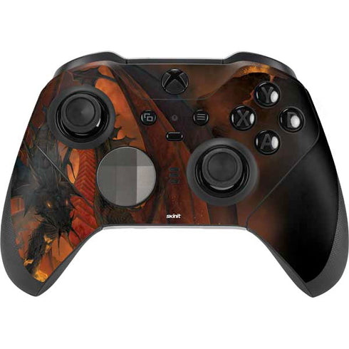 Vincent Hie Fireball Dragon Xbox Elite Wireless Controller Series 2 Skin