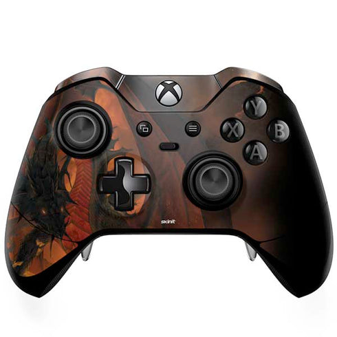 Vincent Hie Fireball Dragon Xbox One Elite Controller Skin