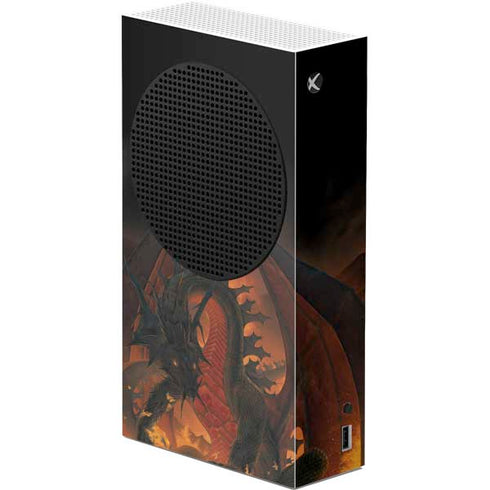 Vincent Hie Fireball Dragon Xbox Series S Console Skin
