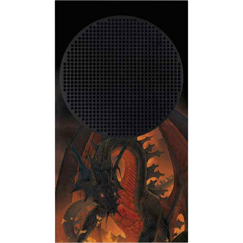 Vincent Hie Fireball Dragon Xbox Series S Console Skin