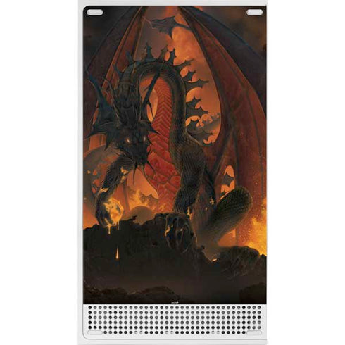 Vincent Hie Fireball Dragon Xbox Series S Console Skin