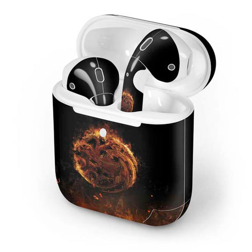 HBO House of the Dragon Flaming Tararyen Sigil Apple AirPods 2 Skin