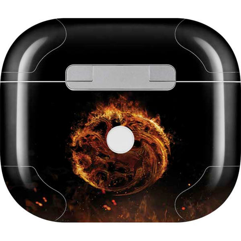 HBO House of the Dragon Flaming Tararyen Sigil Apple AirPods (3rd Gen 2021) Skin