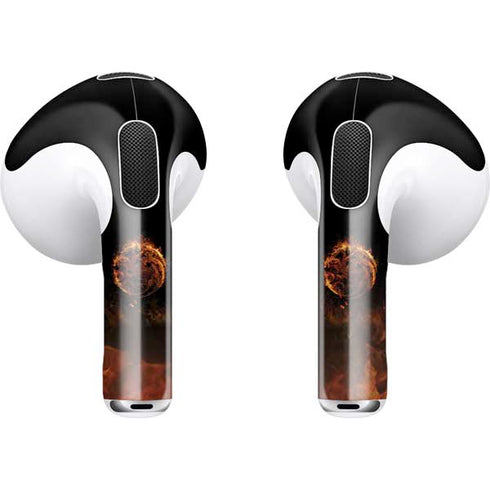 HBO House of the Dragon Flaming Tararyen Sigil Apple AirPods (3rd Gen 2021) Skin