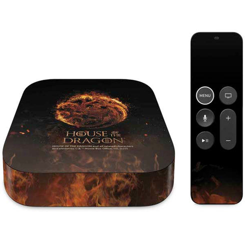 HBO House of the Dragon Flaming Tararyen Sigil Apple TV Skin