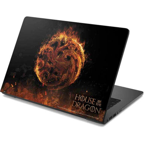 HBO House of the Dragon Flaming Tararyen Sigil Dell Chromebook Skin