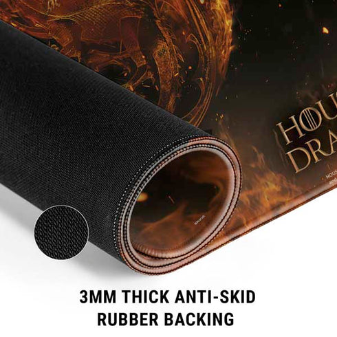 HBO House of the Dragon Flaming Tararyen Sigil Gaming Mouse Pad